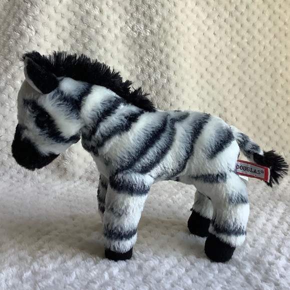 DOUGLAS Cuddle Toy 2011 Plush Zebra #4089 Stuffed Animal - Picture 7 of 14